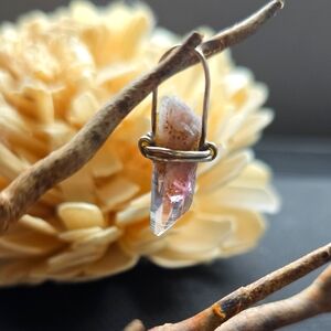 Amethyst Crystal Sterling Silver Pendant